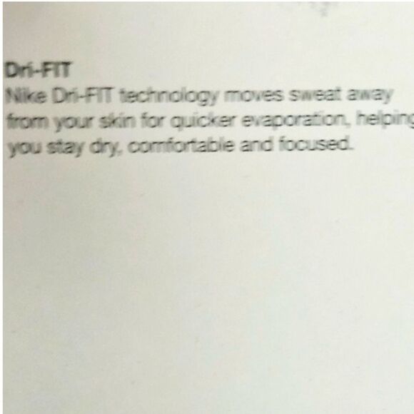 NIKE TRAINGING Plus Size Logo Print Short Sleeve Tee 1X With Dri-Fit - Picture 9 of 12